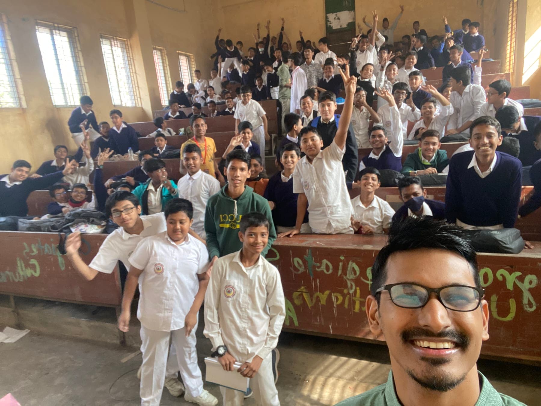 Classroom gathering