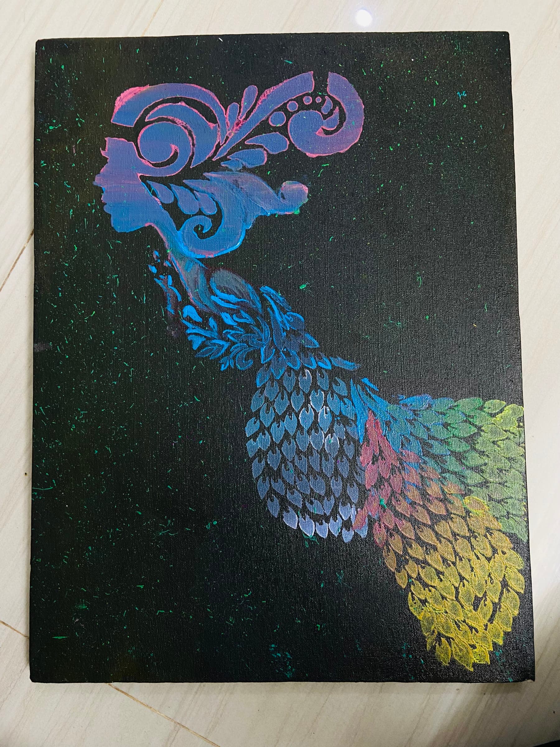 Peacock Wall